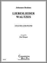 EIGHT LIEBESLIEDER WALTZES FLUTE DUET P.O.D. cover